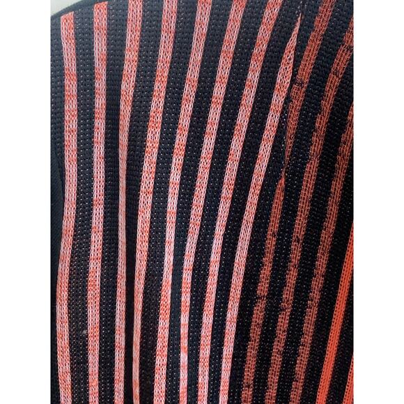 Ming Wang Open Cardigan Jacket Sz LG Black with Stripes - Picture 6 of 7